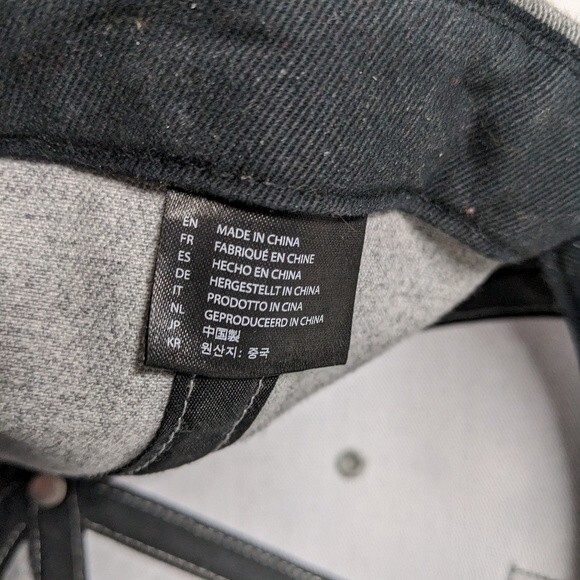 Brixton Hat Cap Snapback Brxtn Mfg Co Supply Adjustable Classic Logo Gray Black - Picture 9 of 10